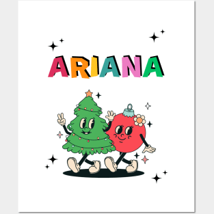 Ariana Custom Request Personalized - Christmas Tree Posters and Art